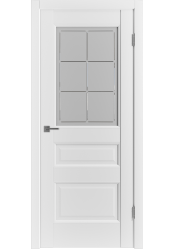 Межкомнатная дверь Emalex 3, со стеклом, цвет Emalex Ice Межкомнатная дверь Emalex 3, со стеклом, цвет Emalex Ice